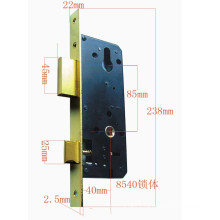 , Wood Door Lock Body, Bathroom Lock Body, Rim Lock Body, Lock Body Al-8040